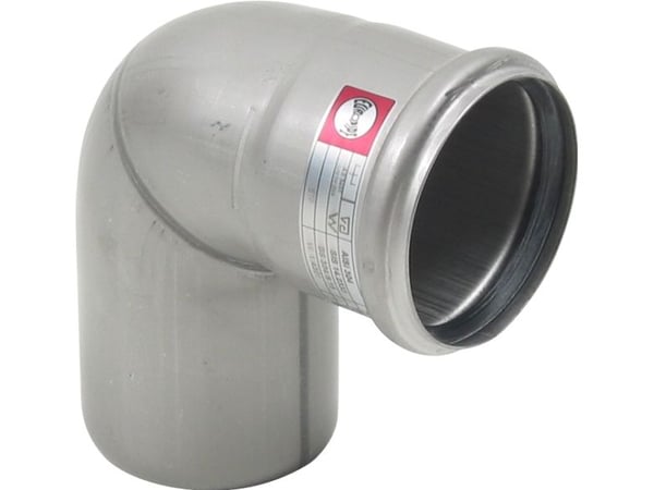 Ø 75 mm x 87,5° Bøjning rustfri AISI304/EN1.4301 Blücher