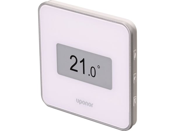 Uponor Smatrix Wave digital STYLE termostat med RH hvid T-169