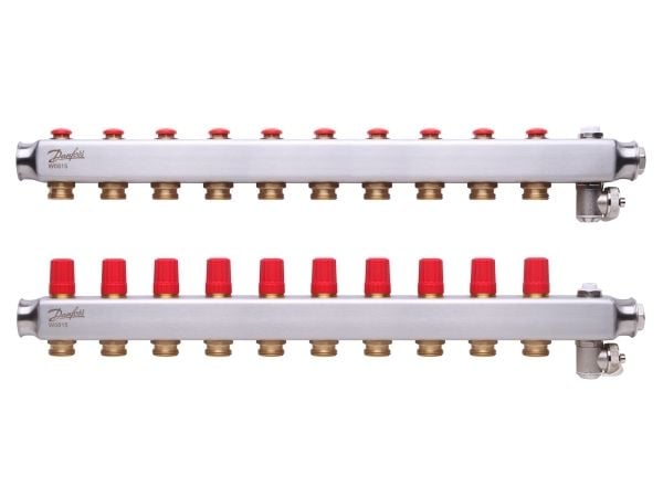 Danfoss SSM manifoldsæt 10+10 m/endestykke