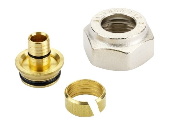 Klämringskoppling 3/4" x 15 mm Pex