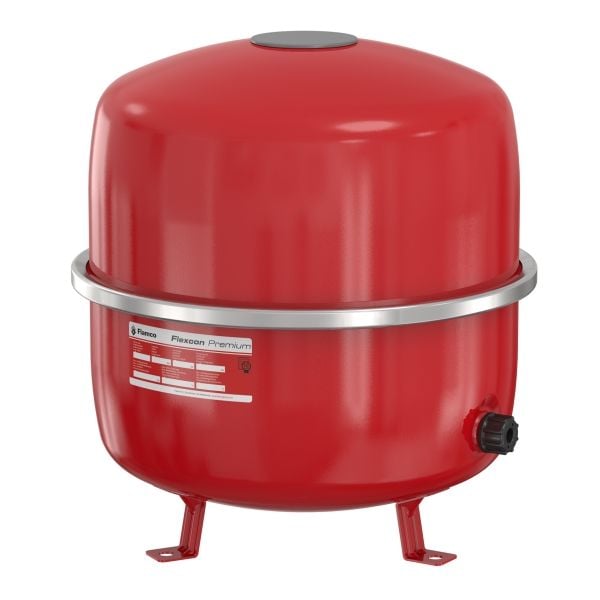 FLAMCO Flexcon Premium tryckexpansionskärl 35 liter för slutna värme- och kylsystem max 50% glykol och max 35% IPA-sprit