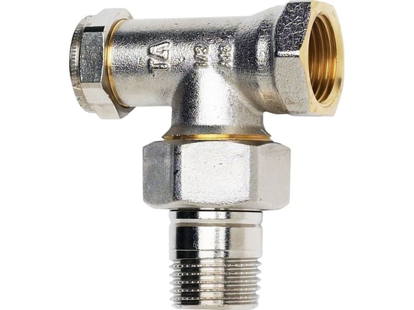 TA Raditrim radiatorforskruning 1/2" vinkelløbende