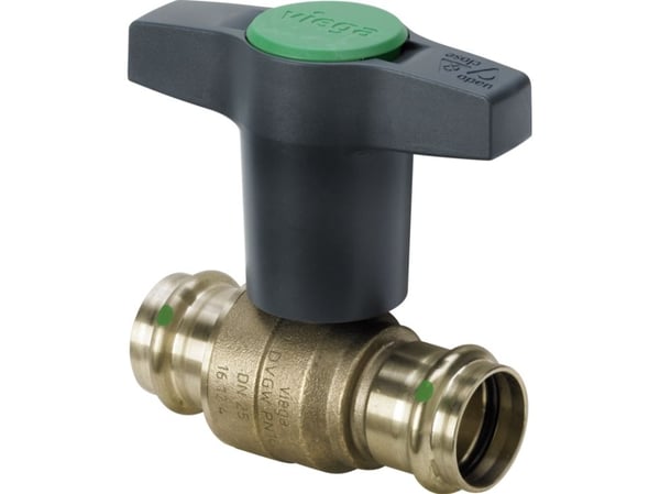 Easytop kulventil 42mm m/m - Easytop, modell 2275, kiselbrons