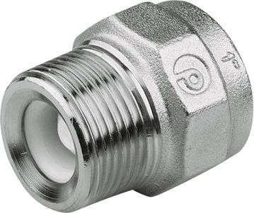 Kontraventil muffe/nippel TEA belagt messing 3/4