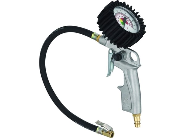 Pumppupistooli 0-12 bar - Til bil, traktor o.lign. med Ø63mm 0-12 bar manometri 0-12 bar manometer