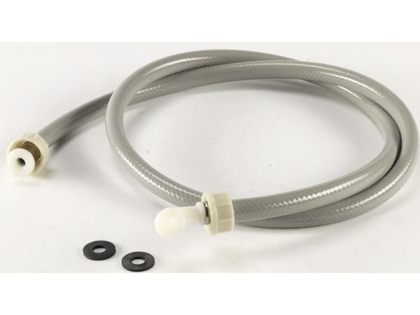 NEOPERL Slange PVC grå 3/4" lige x 3/4" vinkel 1500 mm. Koldt teknisk vand. NB! Slangen er ikke VA-godkendt.