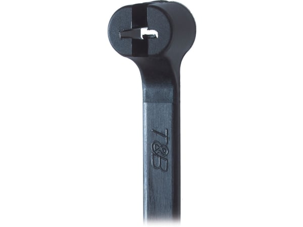 ABB Kabelbinder med ståltunge sort 4,8X293 mm Halogenfri - (100 stk.)