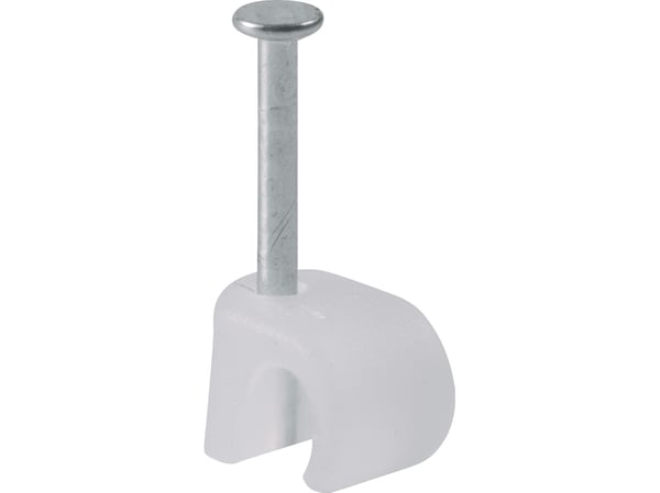 Clips rund 5-7mm natursøm 20mm - (100 stk.)