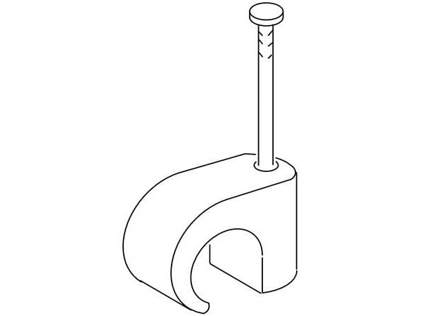 Schneider Electric 2052033 spikclips bunt-Ø-område 14 till 20 mm UV-stabiliserad halogenfri ljusgrå 100 st