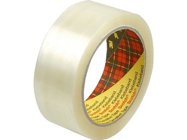 Emballagetape 3M Scotch 371 50mmx66m klar (6 ruller)