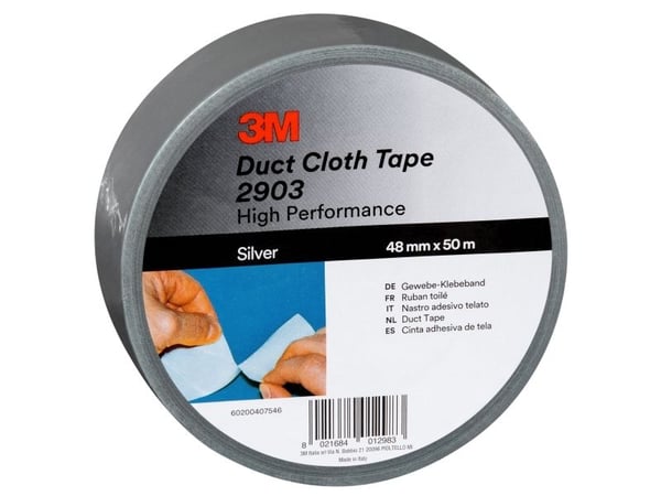 3M 2903 2903D4850S Tekstiltape 3M™ 2903 Sølv (L x B) 50 m x 48 mm 1 stk 1 stk