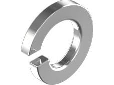 WASI Jousialuslevy M6 DIN 127 B ruostumaton A2, sisähalkaisija 6,1mm, ulkohalkaisija 11,8mm, - (1000 kpl)