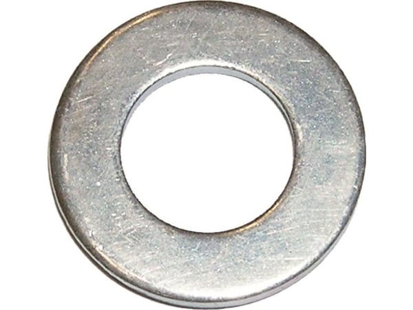 Dresselhaus 4001796241406, Litteä aluslevy, Galvanoitu teräs, Sinkki, Pyöreä, 3 mm, 1,7 cm