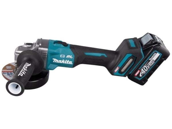 Makita GA005GM201, 8500 rpm, 12,5 cm, batteri, 4 At, 3,6 kg, børsteløs motor