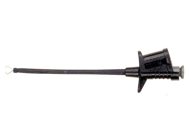ELMA INSTRUMENTS Flesibel gribeklo sort1000V/6AIEC61010-1 KAT II 1000Vfor4 mm bananstik 4 mm bananstik
