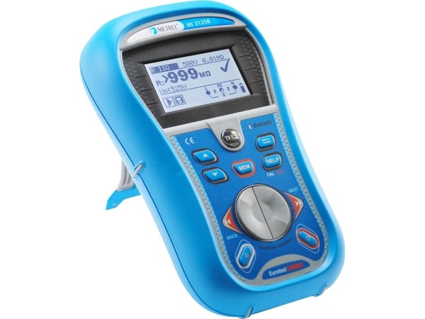 ELMA INSTRUMENTS Metrel MI3125BT Eurotest COMBO CAT IV -asennustesteri, jossa on sisäänrakennettu BlueTooth ja asennusten automaattinen hyväksyntä