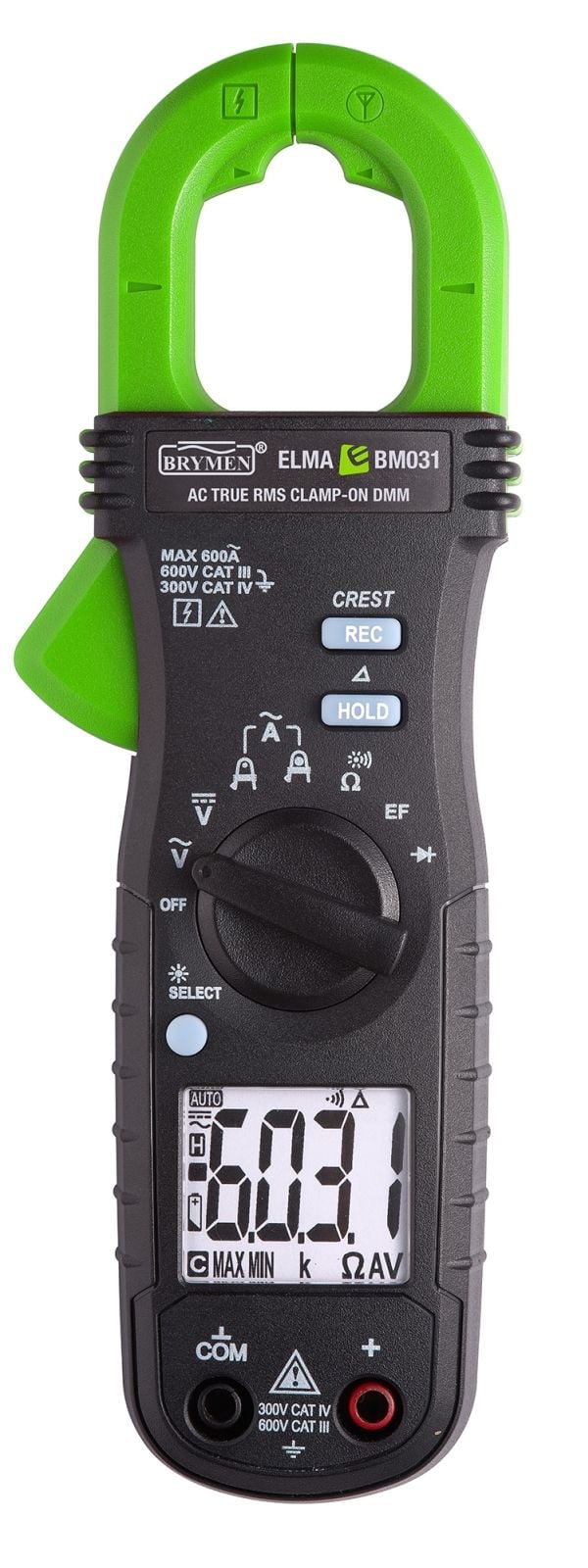 Elma BM031 true RMS AC tangampeerimittari - 0-600A AC