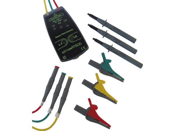 ELMA INSTRUMENTS Vaihejärjestyksen/pyörivän kentän testeri käyttöjännite: 100-440V ACfrekvenz: 50-60Hz