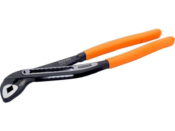 Bahco 6221D IP vannpumpetang 125 mm 25 mm åpning, plastbelagte håndtak