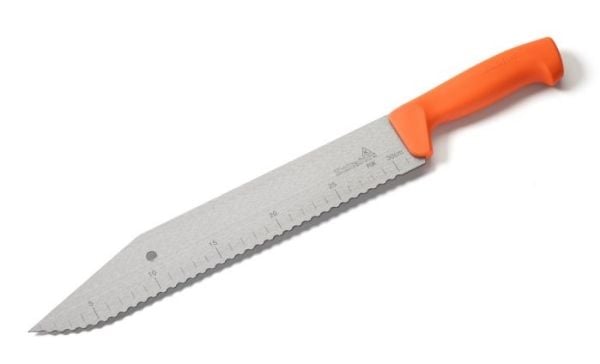 HULTAFORS Isolasjonskniv med 50 mm blad, fleksibelt blad med skala, håndtak i slagfast PP-plast