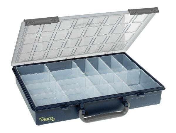 raaco Assorter 55 4x8-17, Polypropylen (PP), Blå, 338 mm, 261 mm, 57 mm, 850 g