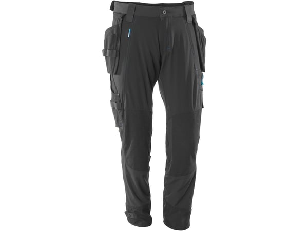 MASCOT 17031-311-09, Bukser, Alle kjønn, Sort, Elastan, Nylon, 235 g/m², 8%
