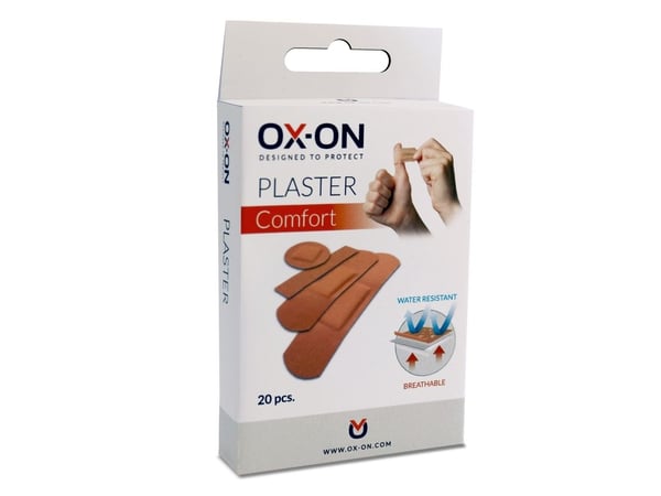 OX-ON Comfort kipsi, 20 kpl ass.