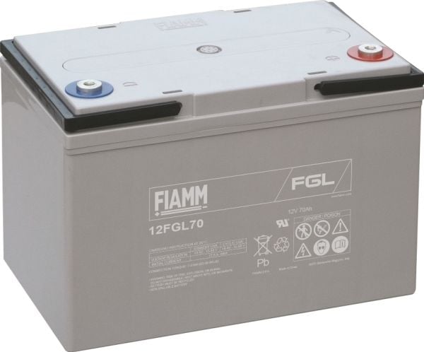 10 Års Fiamm Blybatteri 12v/70Ah