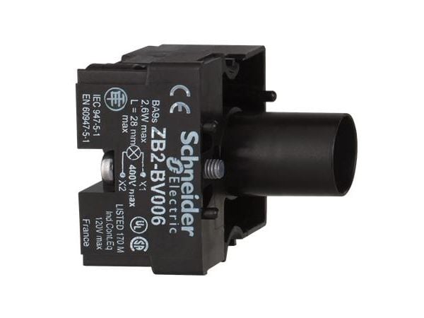 SCHNEIDER ELECTRIC Asennusrunko XACA-sytytysvaloa varten