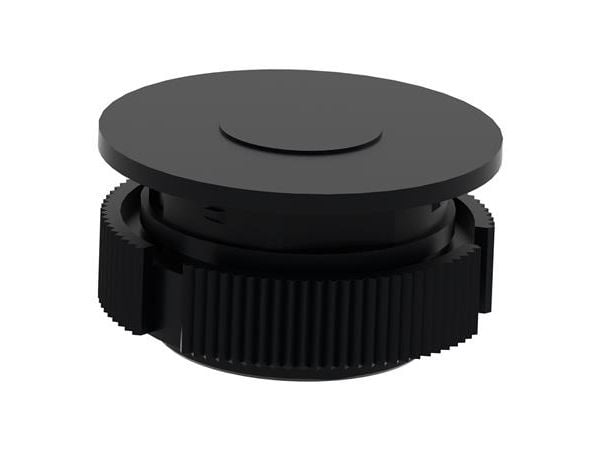 SCHNEIDER ELECTRIC sokkotulppa musta muovi 22mm, sis. mutterin