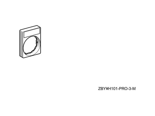 Schneider Electric ZBY2H101, Muovi, Harmony XB4Harmony XB5, 4 g, 3 g, 40 mm, 30 mm