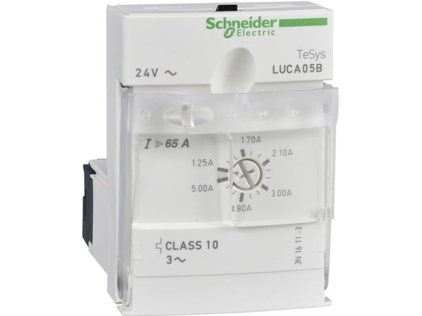 SCHNEIDER ELECTRIC Virtamoduuli 8-32A Ohjausjännite 110-240V AC/DC, TeSys-moottorinkäynnistysmoduuliin U