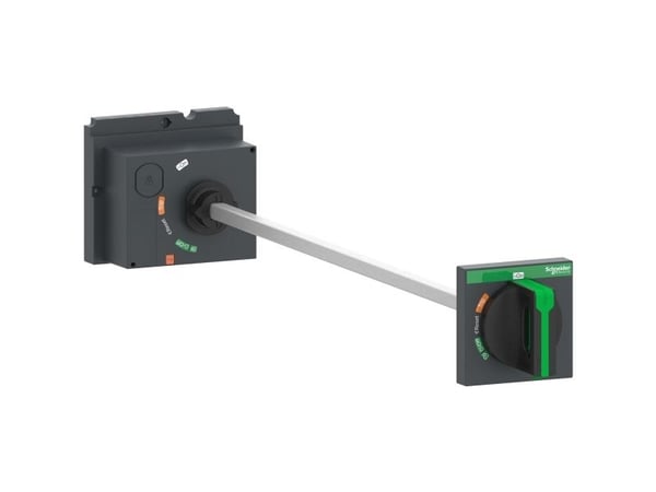 SCHNEIDER ELECTRIC Pidennetty kääntyvä kahva, ComPacT NSX 100/160/250, musta kahva, akselin pituus 185 - 600 mm, IP55