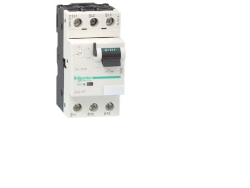 Schneider Electric GV2RT07 Transformatorschutz- schalter 3p 1,6-2,5A Kipphebel, Moottorin käynnistin, Valkoinen, 50/60 Hz, 1 kpl