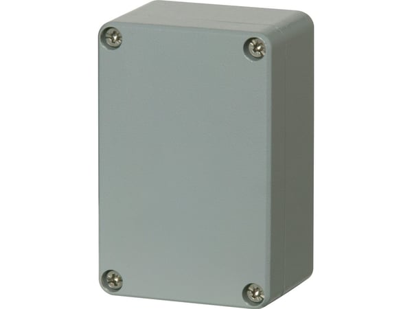 FIBOX Montageboks Korrosionsstanding Aluminium 66x100x46 mm Grå RAL7001 IP 66 og IP 67 Tom