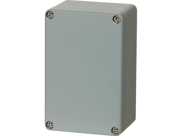 FIBOX Montageboks Korrosionsbestanding Aluminium 81x127x57 mm Grå RAL7001 IP 66 og IP 67 Tom
