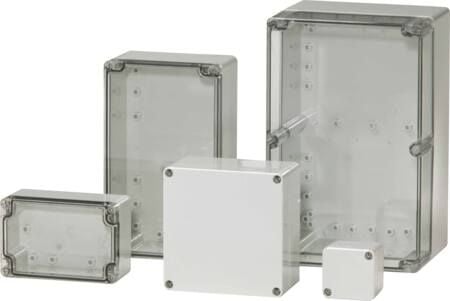 FIBOX Montageboks ABS 52 x 50 x 40 mm ja gråt dæksel IP 66 ja IP 67 Euronord-sarja