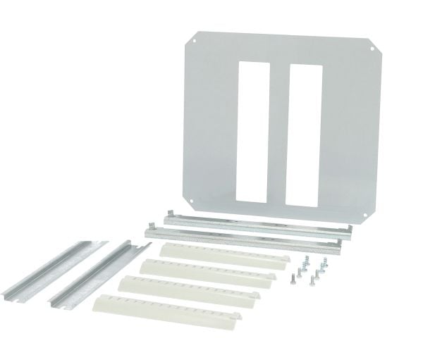 Fibox DRS ARCA 303021 Asennuskehys 2-rivinen Teräs Harmaa (L x S) 300 mm x 300 mm 1 kpl 1 kpl