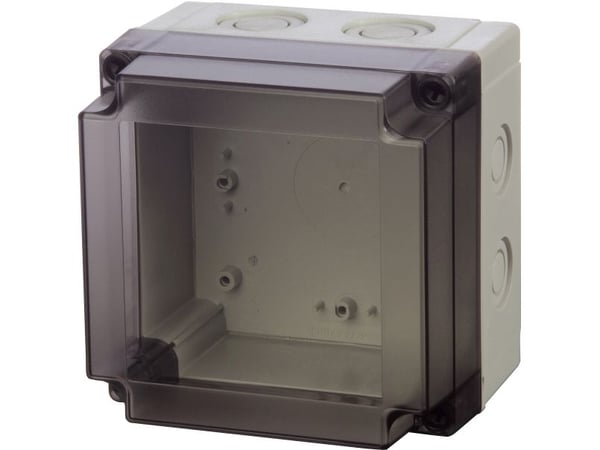 Fibox PCM 125/125 T 6016910 Universalkabinetti 130 x 130 x 125 Polykarbonaatti Gråhvid (RAL 7035) 1 kpl