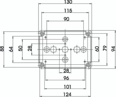 Spelsberg TK PS 1309-8-m Installationskabinet 130 x 94 x 81 Polystyrol (EPS) Gråhvid (RAL 7035) 1 stk
