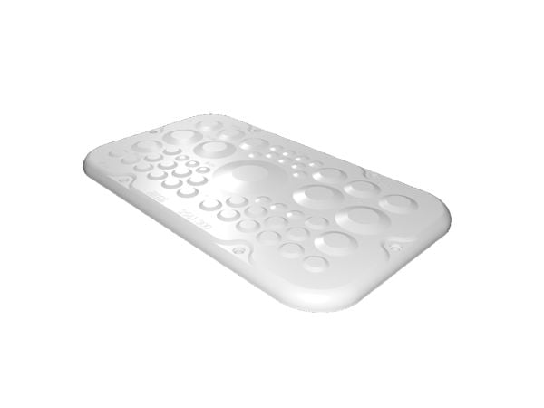 Rittal SZ 2561.300, Rackplate, Lysegrå, Plast, IP66, 256 mm, 149 mm