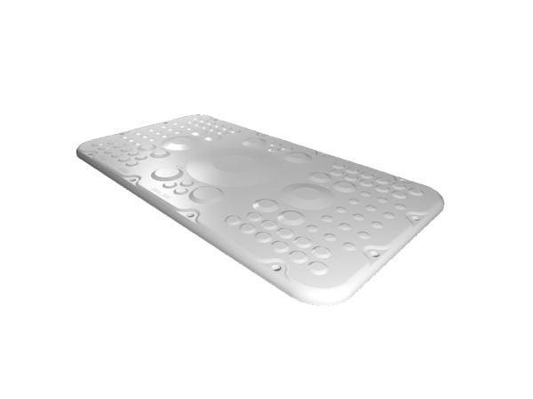 Rittal SZ 2566.300, Platta till rackskåp, Ljusgrå, Plast, IP66, 401 mm, 221 mm