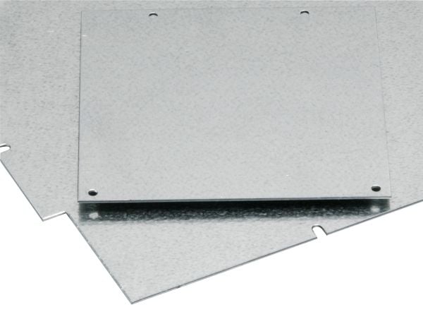 FIBOX Seinäkaapin asennuslevy SOLID P, sinkitty teräs 249 x 249 x 2 mm 3030-kaapilleHUSK: 8212040876 MPSS3 Asennussarja