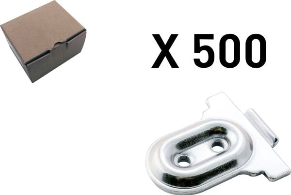 CUBIC stegbeslag, förpackning med 500 st.