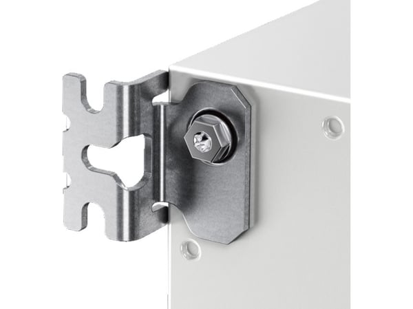 Rittal AX 2508.020, Monteringssats, Rostfritt stål, Vit, 4 styck