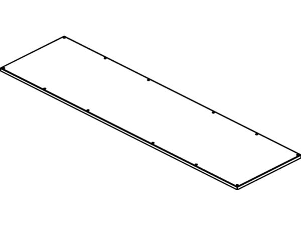 CUBIC-kansi, 3 x 11 moduulia, 566 x 2102 mm LxK.