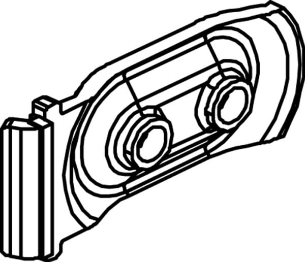 Sprossebeslag, pieni 4618-0000