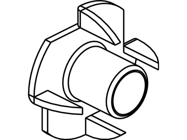 CUBIC Islagsmøtrik M6