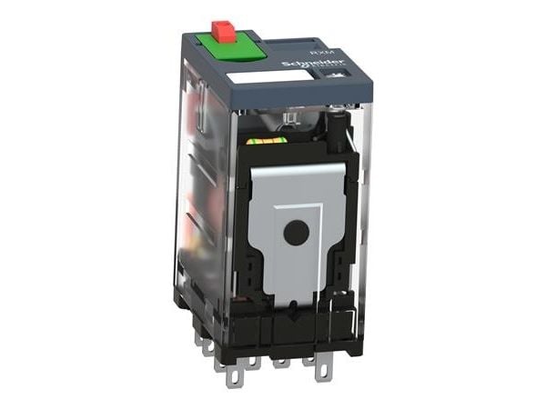 Schneider Electric Pienoiskoerele 230VAC LED RXM4GB2P7 Sähköliitäntäversio muu, nimellinen ohjaussyöttöjännite Us 50 Hz:n vaihtovirralla 230 ... 23...