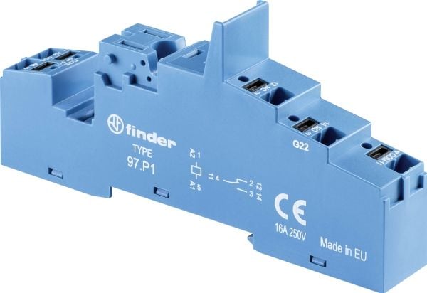 Finder 97.P2 Releen pistorasia Sopii sarjoihin: Siemens sarja 3RA6 , Finder sarja 99, Weg sarja CWCI Finder 46.52, Finder 99.02, Finder 86.30.0.024...